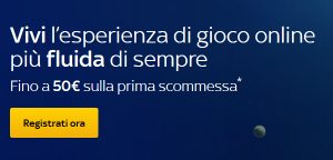 Sky Bet bonus scommesse 50€