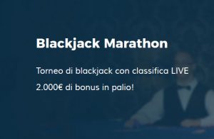 StarCasinò presenta Blackjack Marathon