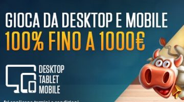 Bonus di benvenuto NetBet Casino fino 1000€