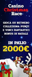 Betnero Christmas Race Bonus Natale