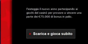 PokerStars Casino Bonus Classifica Capodanno €75.000