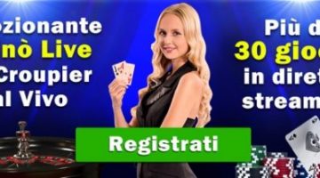 Casino live Betnero: gioca con i croupier dal vivo!