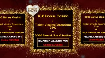 888casino bonus e regali San Valentino