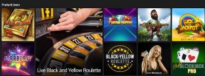 Roulette live Bwin bonus Black & Yellow